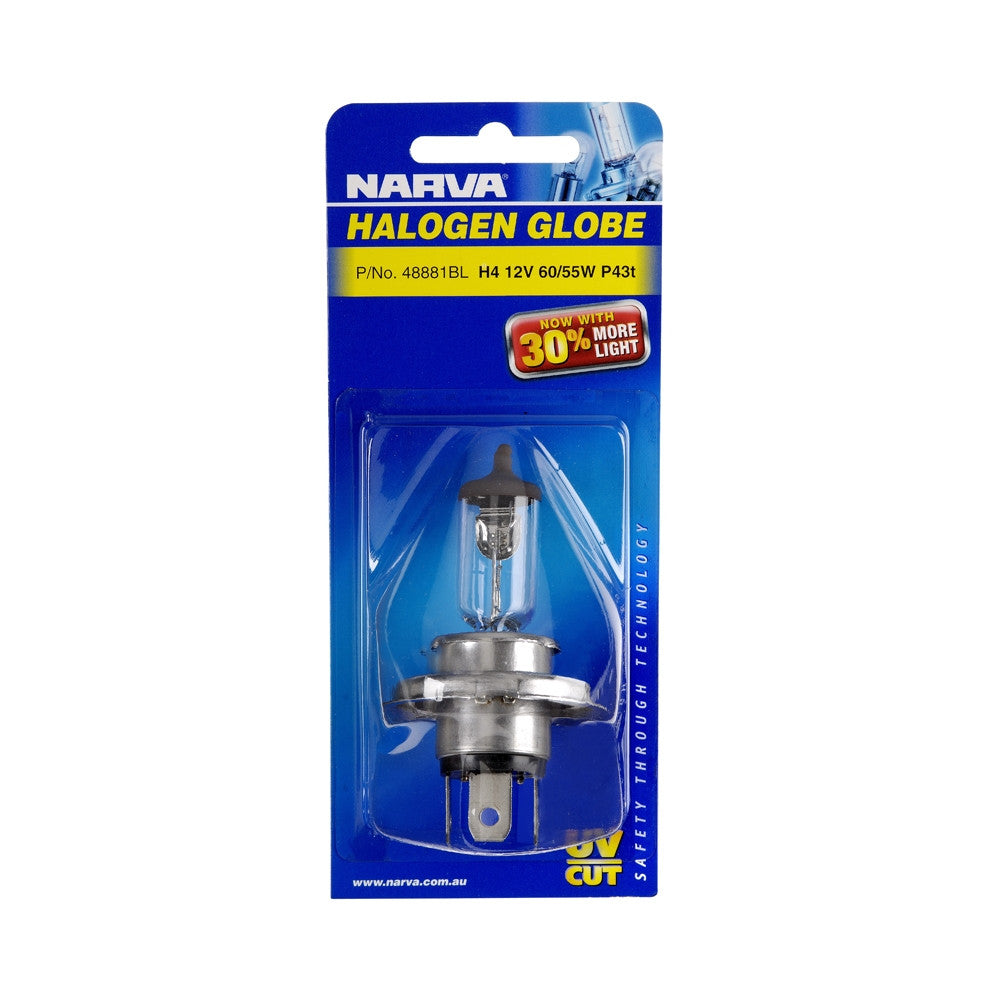 GLOBE HALOGEN H4 60/55W H/LGT NARVA EA