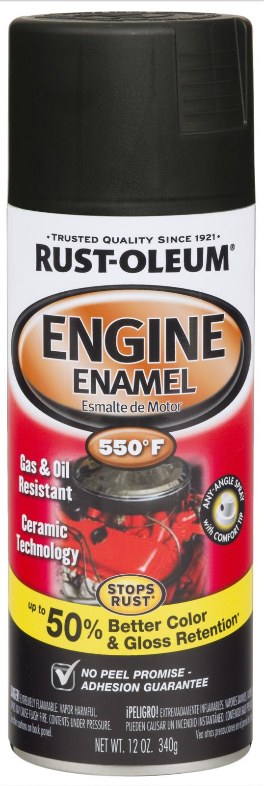 PAINT ENGINE ENAMEL LOW GLOSS BLACK - 340g SPRAY CAN