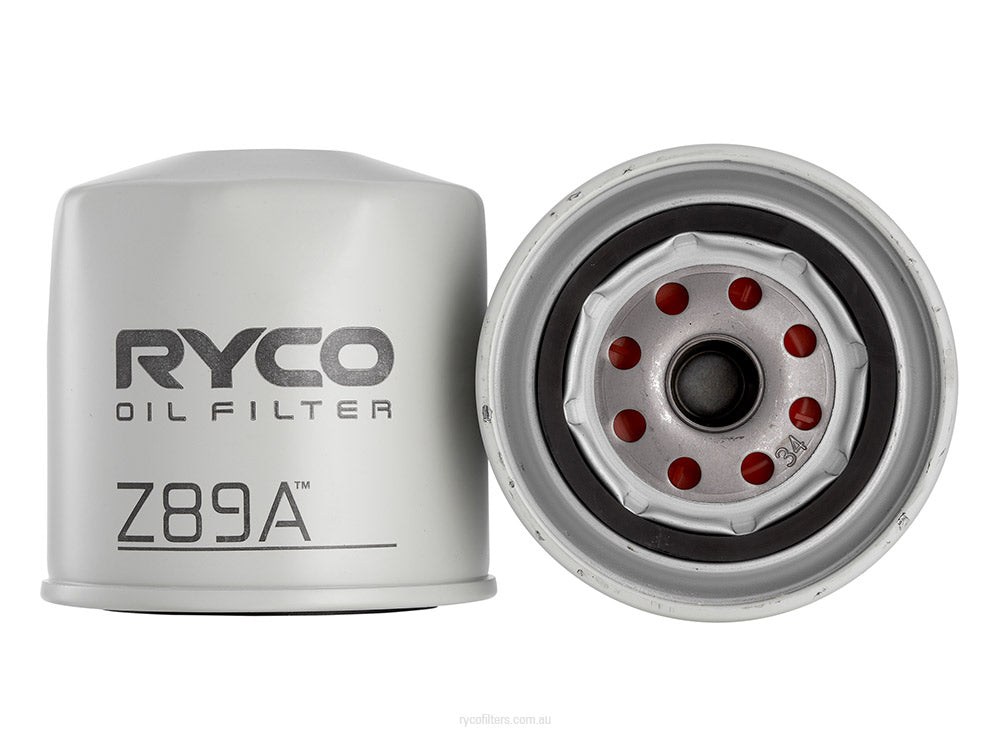 FILTER OIL - ALL FORD 6CYL & V8 1960-1999 (XK-EL) RYCO - SHORT STYLE
