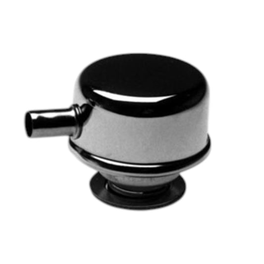 BREATHER/OIL CAP ENGINE TWIST ON CHROME-WITH TUBE
