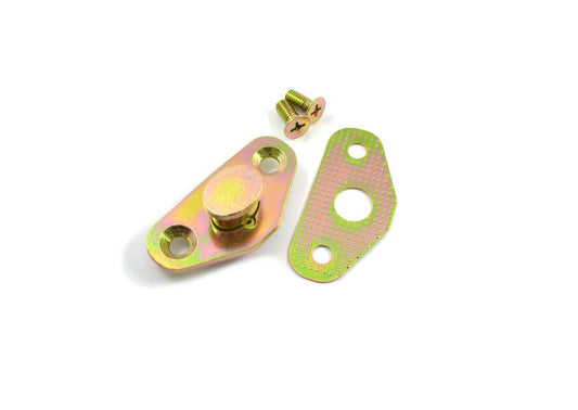 STRIKER PLATE DOOR XR-C INC SCREWS - GOLD - EACH