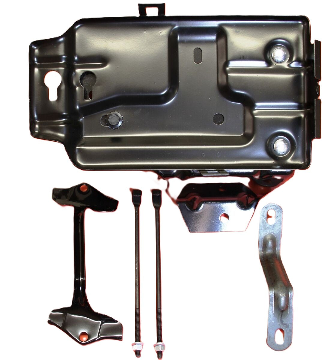 BATTERY TRAY FULL KIT XR-Y 351 (SUIT CLAMP IN RAD) INC FASTENERS