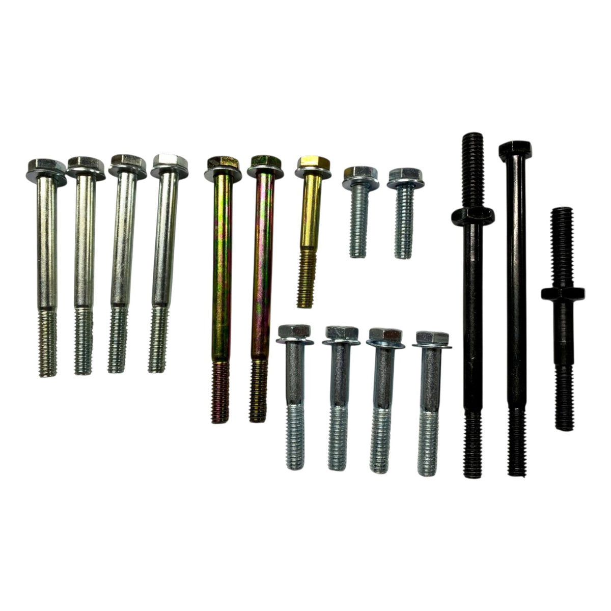 BOLT KIT WATER PUMP WINDSOR 5L EB-AU (REVERSE DIRECTION PUMP) INC TIMING COVER BOLTS