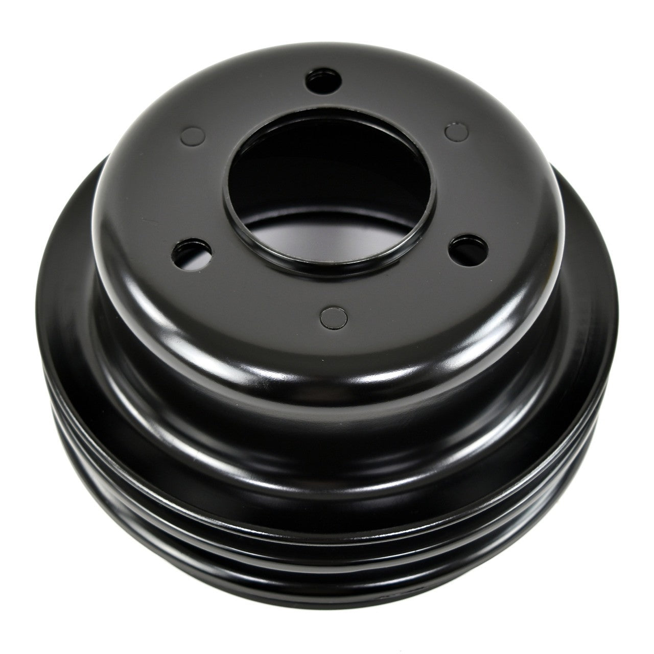 PULLEY CRANK 3-BOLT PRE-69 WINDSOR (RH WATER PUMP) LOCATING SPIGGOT ON PULLEY - TRIPLE GROOVE