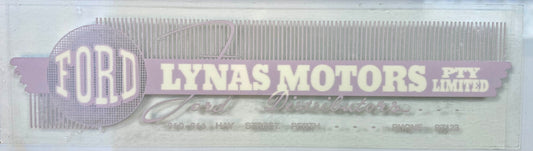 DECAL DEALERSHIP - LYNAS MOTORS 1955-1968ish