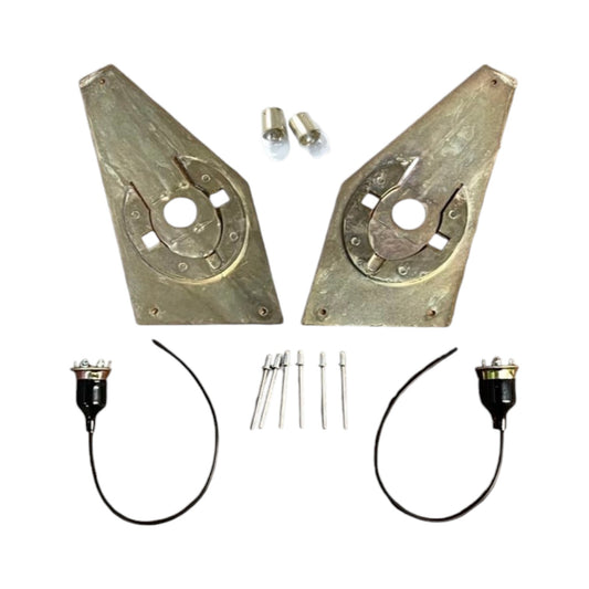 INTERIOR LIGHT MOUNT PLATES PILLAR XW-Y 12PC