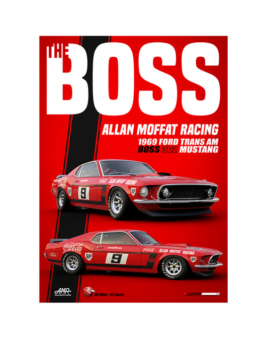 MOTORSPORT PRINT 1970 BATHURST WINNER - RED EDITION - A2