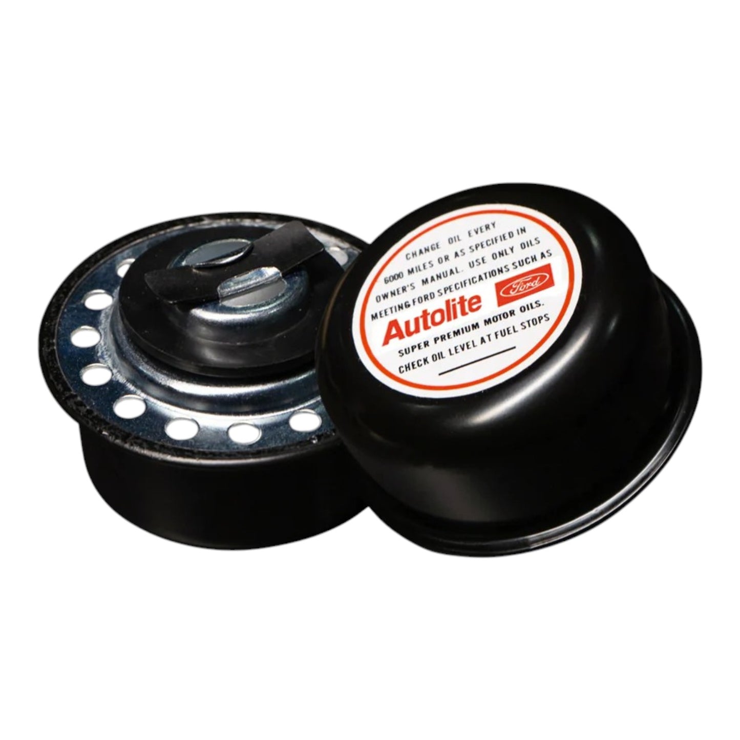 BREATHER/OIL CAP ENGINE TWIST ON AUTOLITE - PLAIN BLACK