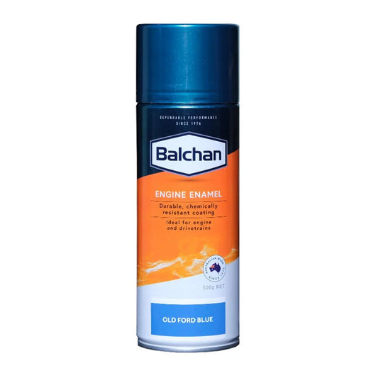 PAINT ENGINE ENAMEL OLD FORD BLUE - BALCHAN 300g SPRAY CAN