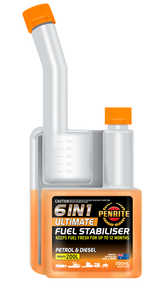 PETROL/FUEL STABILISER - THIS IS A MUST FOR CARS THAT SIT AROUND! PENRITE 250ML - TREATS 200L