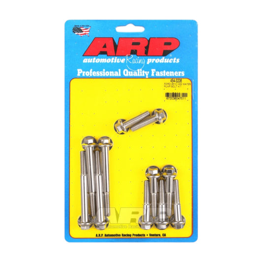 BOLT KIT WATER PUMP CLEVELAND S/STEEL FLANGED 3/8 HEX - ARP