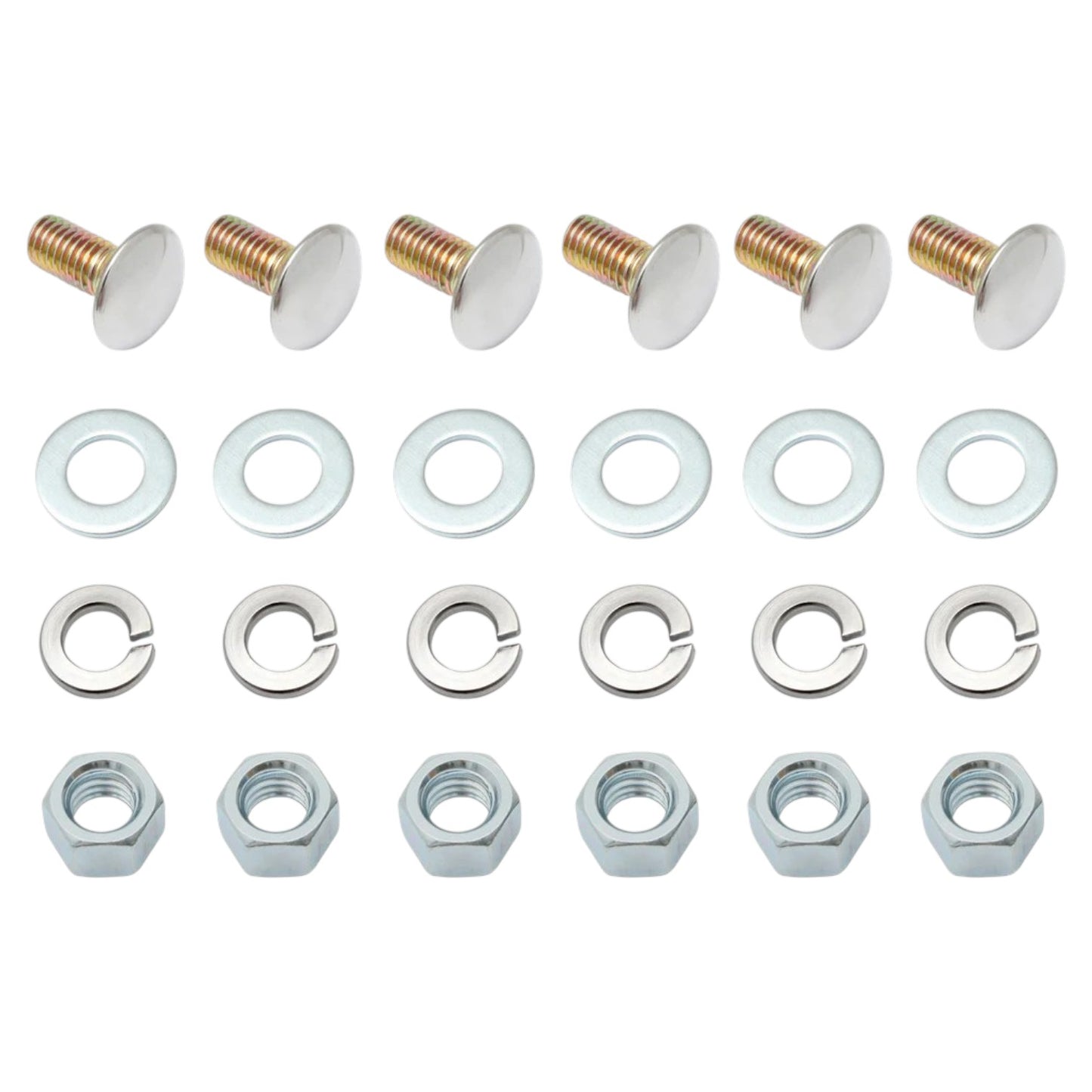 BUMPER BOLTS XK-Y SET OF 6 WITH NUTS AND WASHERS