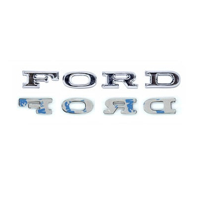 BADGE F.O.R.D LETTERS XA-C BONNET & BOOT STICK ON