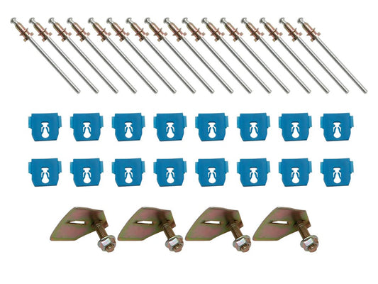 FASTENER KIT SILL MOULD XW-Y & EARLY XA - 38PC (INC RIVETS)