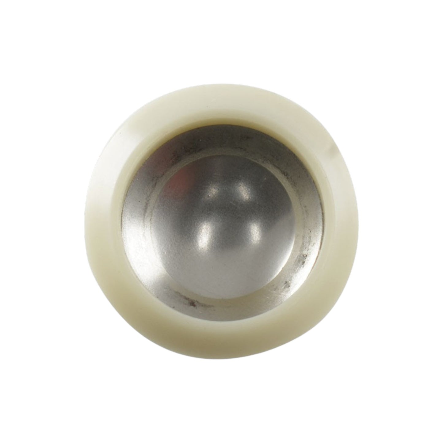 KNOB HEADLIGHT SWITCH (2.3/4in), IVORY WITH SILVER INSERT