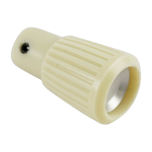 KNOB DASH XK-M WHITE GRUB SCREW INSERTED