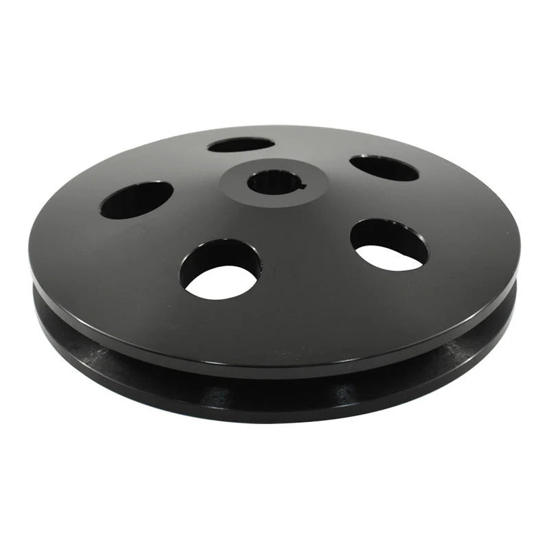 PULLEY SAGINAW POWER STEER PUMP KEYWAY BLACK SUIT V8 CONVERSION