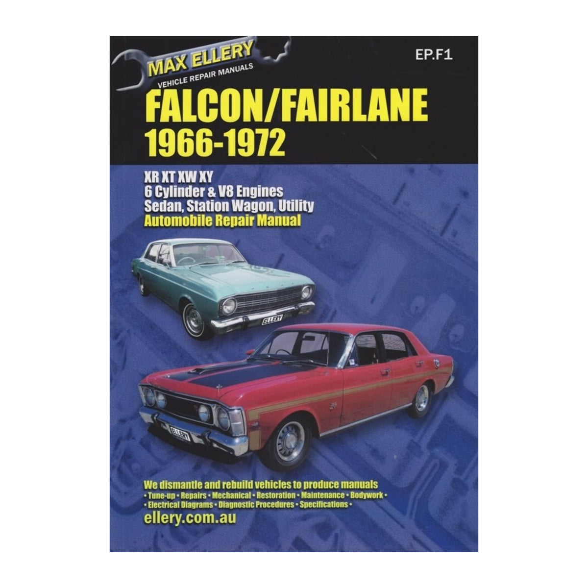 BOOK WORKSHOP MANUAL XR-Y 1966-72 ELLERY