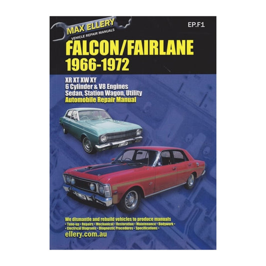 BOOK WORKSHOP MANUAL XR-Y 1966-72 ELLERY