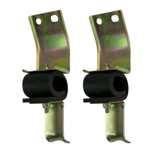 EXHAUST BRACKET XY TWIN FRONT/MUFFLER - PAIR (WILL FIT XA-C)