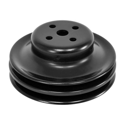 PULLEY WATER PUMP (RH) PRE-69 WINDSOR DOUBLE GROOVE - BLACK