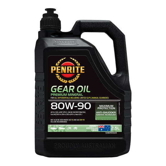 OIL GEAR 80W-90 ALL DIFFERENTIALS INC LSD 2.5L PENRITE