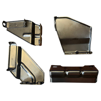 RADIATOR MOUNT XC/ZH/P6 V8 LONG NO RUBBERS - SET 4