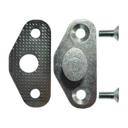 STRIKER PLATE DOOR XR-C/ZA-H/P5-6 INC SCREWS - SILVER - EACH