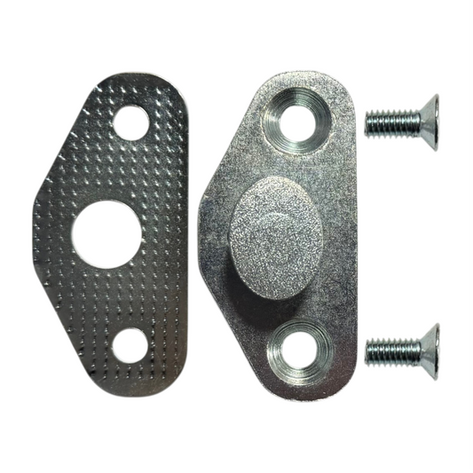 STRIKER PLATE DOOR XR-C/ZA-H/P5-6 INC SCREWS - SILVER - EACH