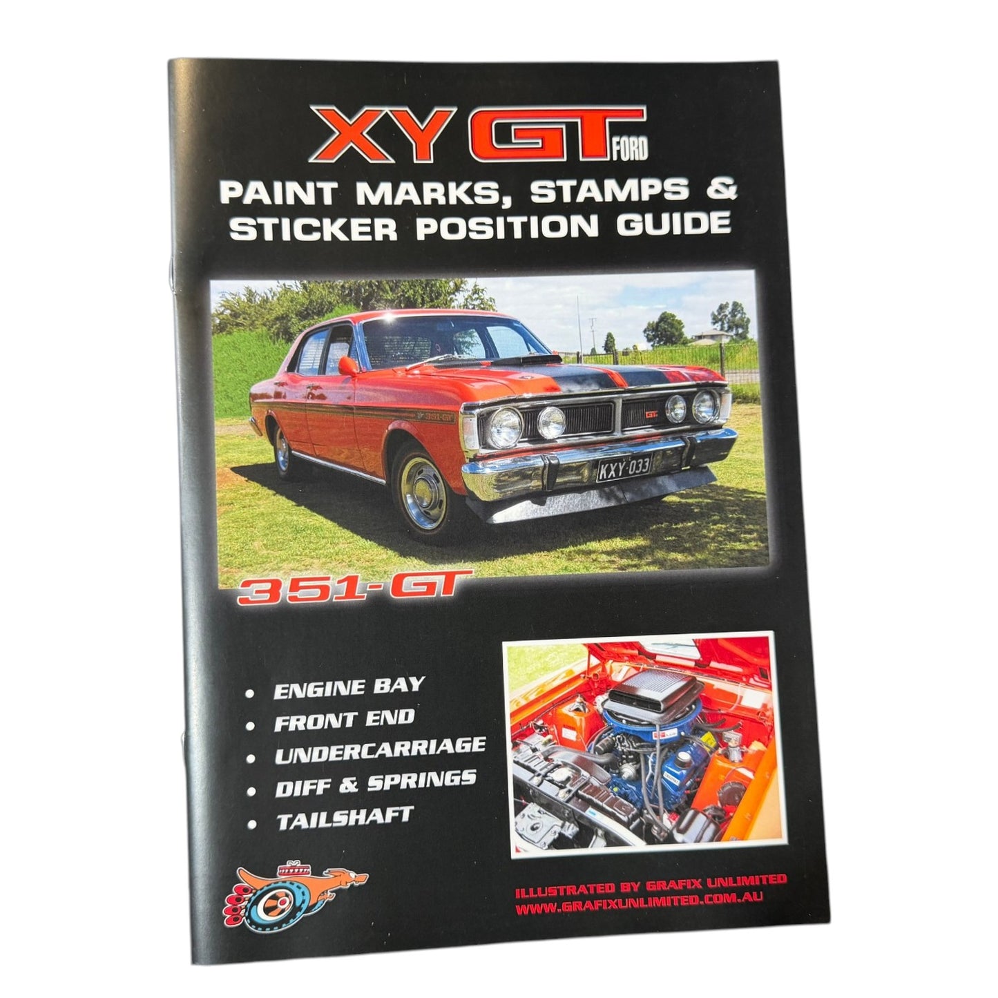 BOOK DECAL AND STICKER POSITION GUIDE XYGT