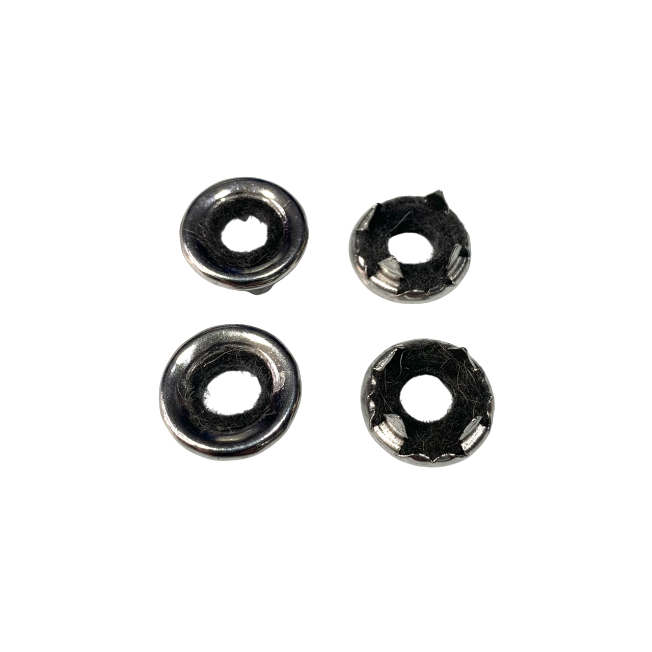 SURROUND DOOR LOCK KNOB S/STEEL XW-C/ZC-H/P5-6 - SET OF 4 (4 TAB TYPE)