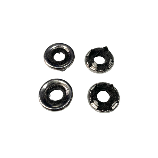 SURROUND DOOR LOCK KNOB S/STEEL XW-C/ZC-H/P5-6 - SET OF 4 (4 TAB TYPE)