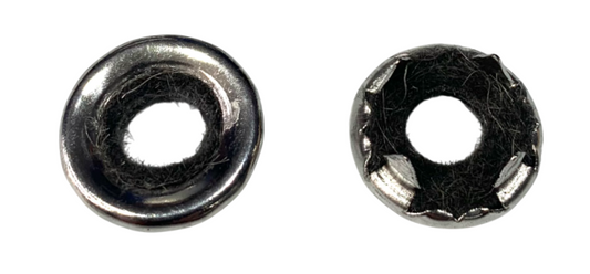 SURROUND DOOR LOCK KNOB S/STEEL XW-C/ZC-H/P5-6 - PAIR (4 TAB TYPE)