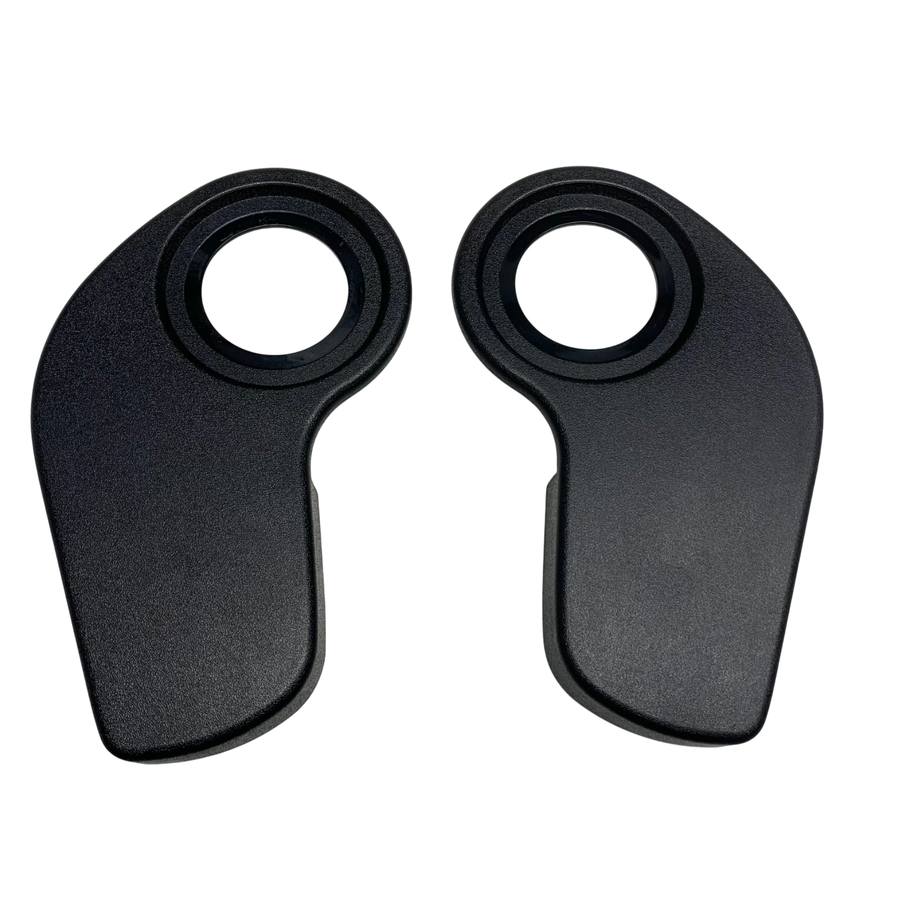 SEAT ADJUSTER SIDE PLATES/COVERS - XC-F/ZH-L/P6-FE BLACK - PAIR