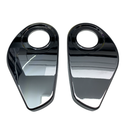 SEAT ADJUSTER SIDE PLATES/COVERS - CHROME XA-F