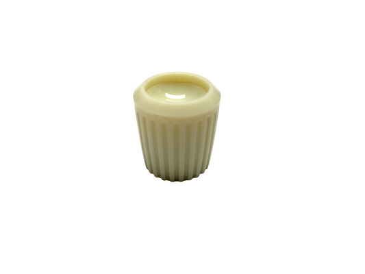 KNOB RADIO SPLIT SHAFT XK-P WHITE