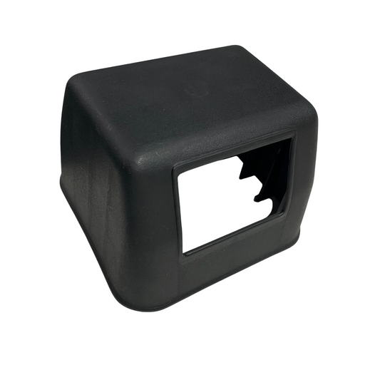 SEATBELT RETRACTOR COVER - SUIT PARCEL SHELF MOUNT TYPE APV BELTS - BLACK - EACH
