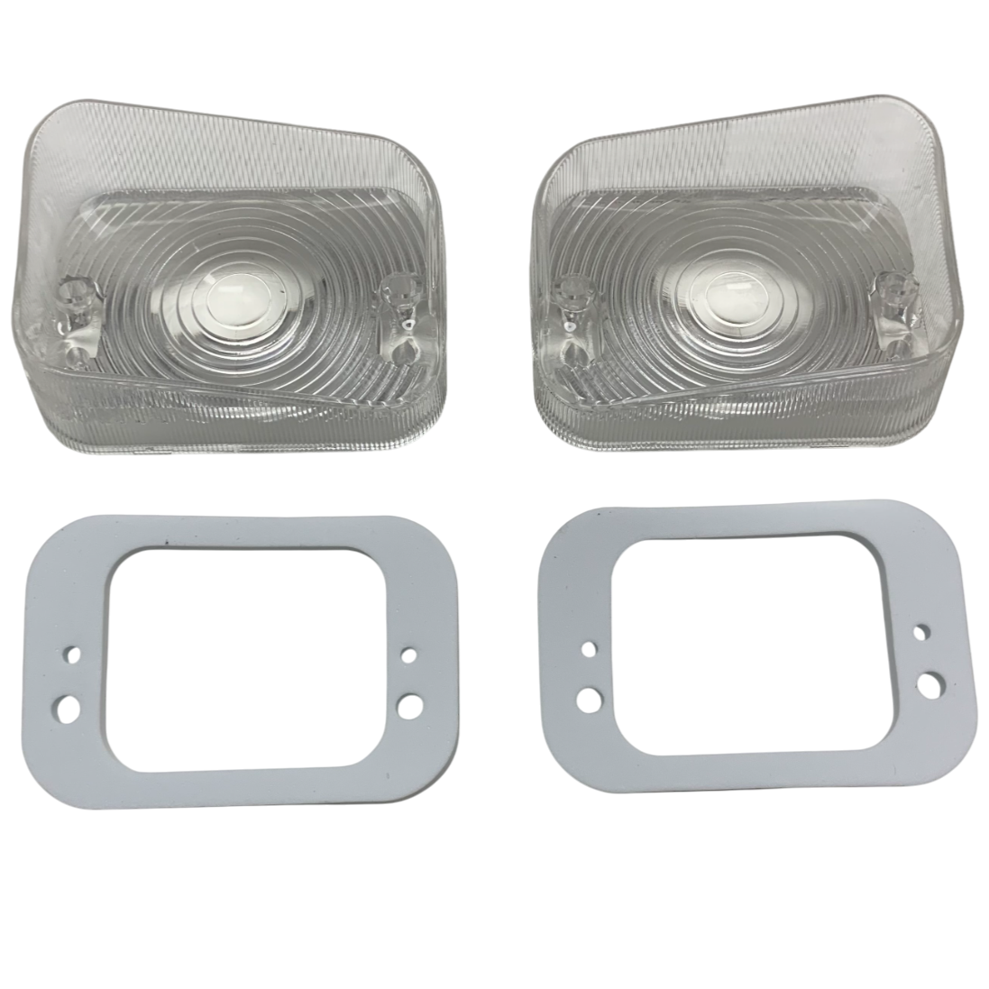 LENSE FRONT INDICATOR XR/XT & ZA-ZD SET - 4PC INC GASKETS