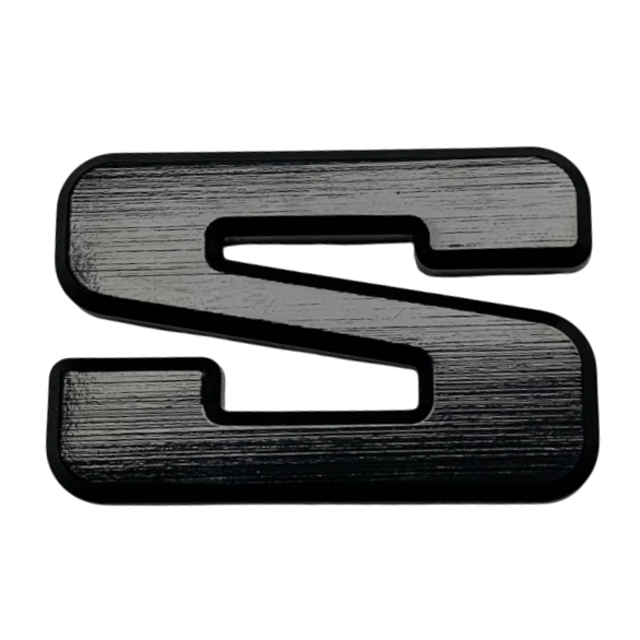 BADGE S XD-F BLACK - EACH