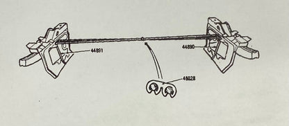 BOOT HINGE SPRINGS ANTI RATTLE CLIP XB-F/ZG-L/P5-FE