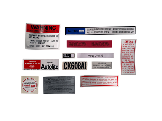 DECAL KIT ENGINE BAY MASTER KIT XYGT
