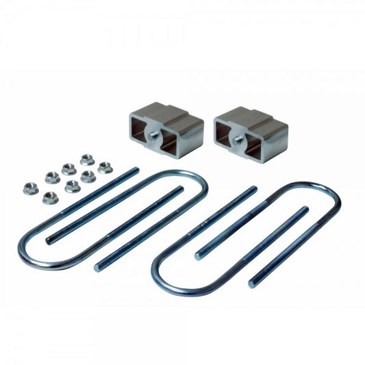 LOWERING BLOCK KIT 2.5in XR-H/ZA-J/P5-FC BUT WITH LARGE 1/2in U-BOLTS - SUIT 2.8in AXLE TUBE