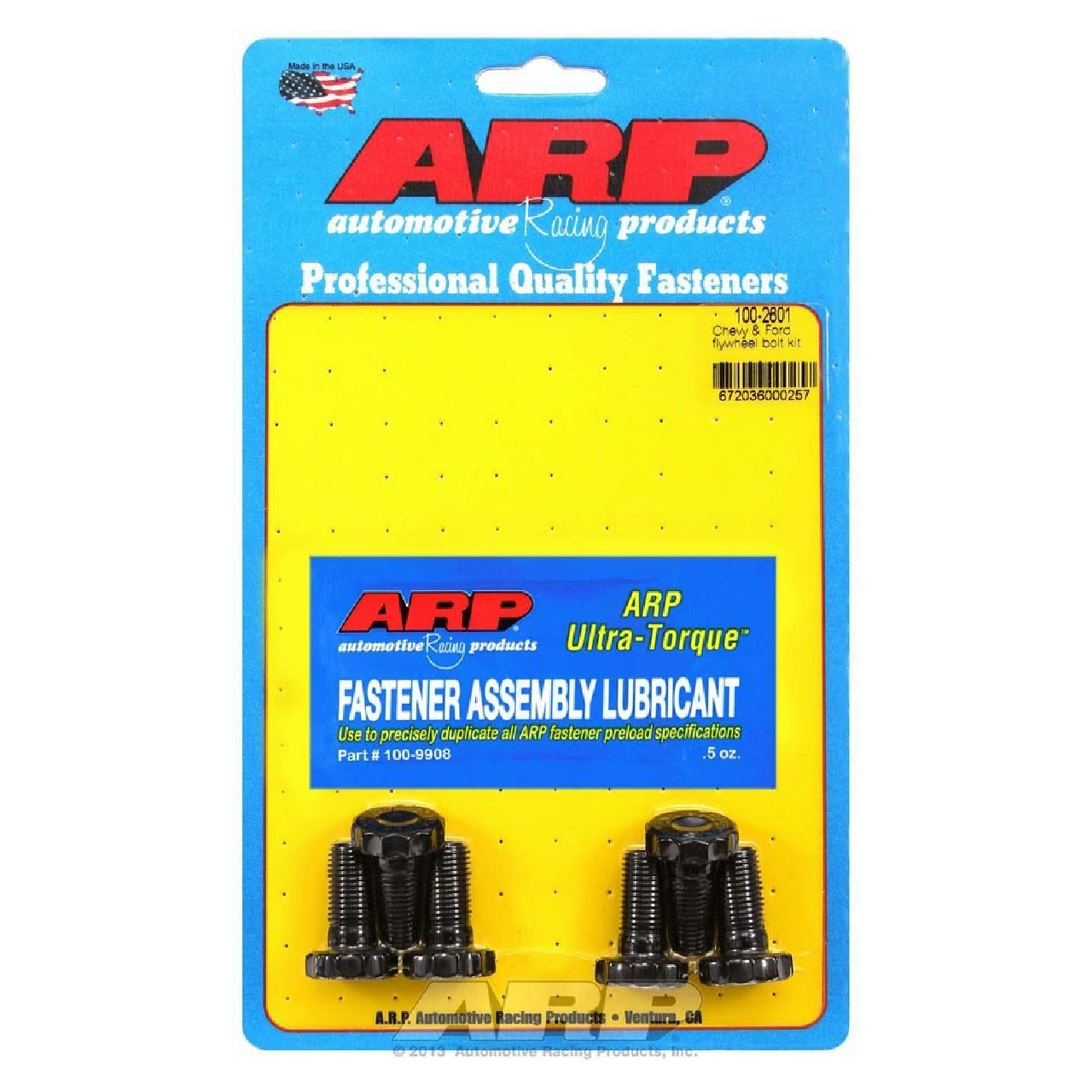 BOLT KIT CLUTCH PRESSURE PLATE 3/8 ARP - 6