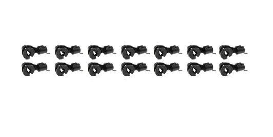 DOOR ROD CLIP FASTENER KIT XR-Y UTE/VAN - DOES 2 DOORS - 14PC