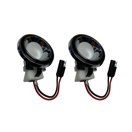 INTERIOR LIGHT LENSE PILLAR LATE XB-F/P5-FE/69-70 MUSTANG - PAIR