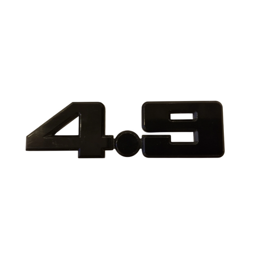 BADGE FENDER XD-E 4.9 BLACK - EACH