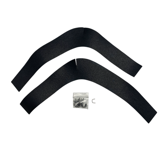 GASKET SET SPLASH SHIELDS - UNDER FENDER XK-M FRONT PR