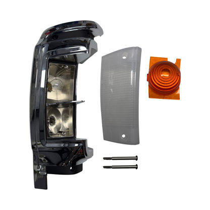 PARKLIGHT/INDICATOR ASSEMBLY XY REPRO CONCORS PAIR (WITH GLOBES & HOLDERS)