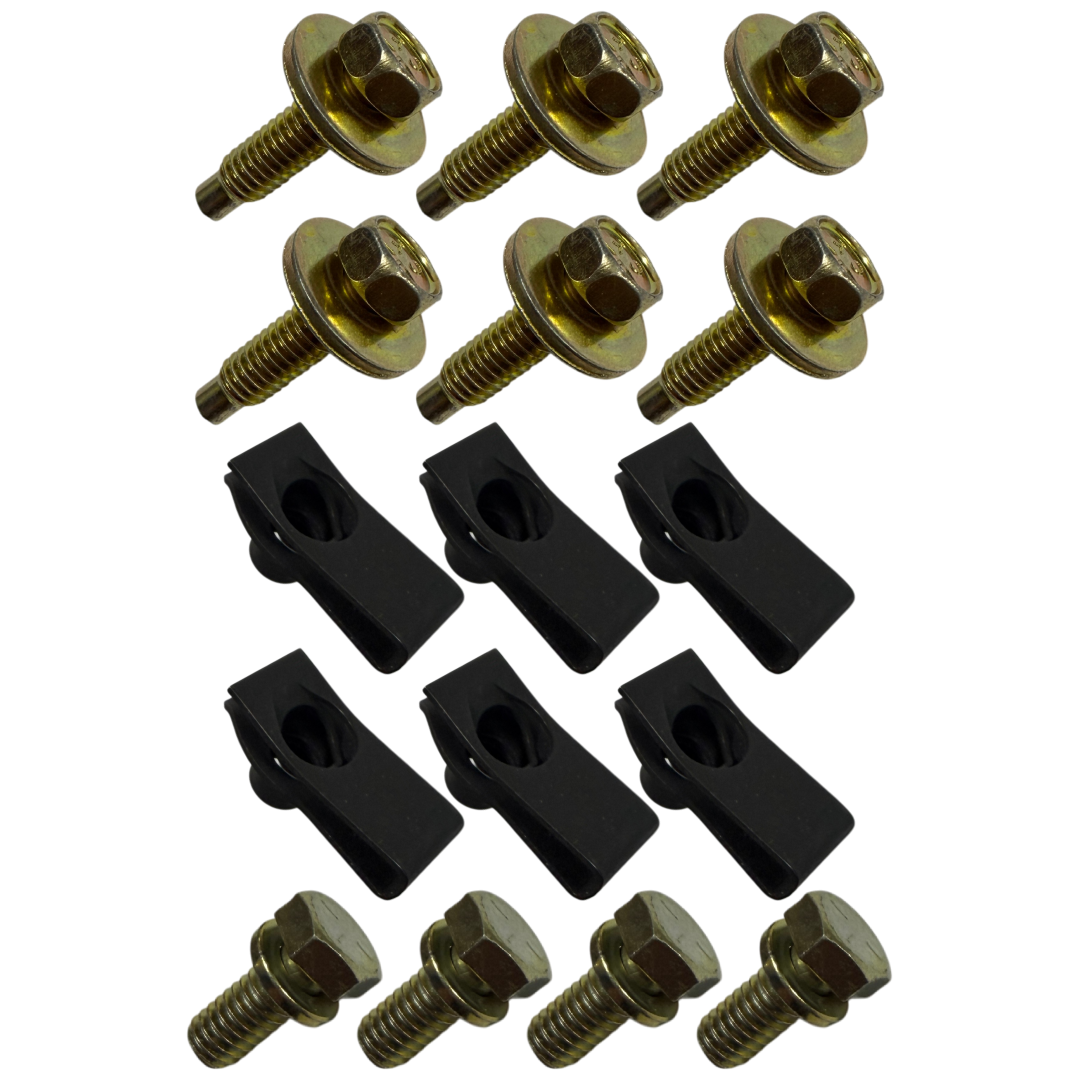 RADIATOR MOUNT FASTENER KIT V8 XC/ZH/P6 AND XA-B 4V W/AIR - 14PC