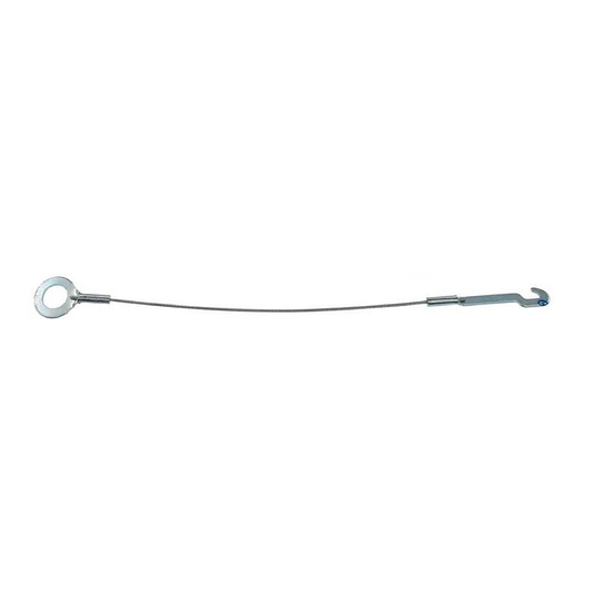 BRAKE ADJUSTER CABLE DRUM XR-F/ZA-G & XK-P 5-STUD 10in DRUM - EACH